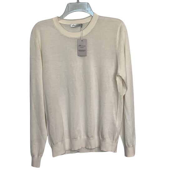 NWT Peter Millar Women Wool Silk Cashmere Crown Soft Crew Golf Sweater Large - Picture 1 of 8